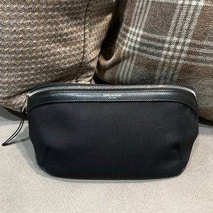 Black authentic YSL belt bag
